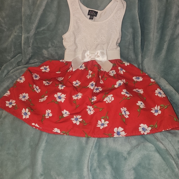 Lilt Red and White Scoop Neck Sundress - Picture 6 of 8